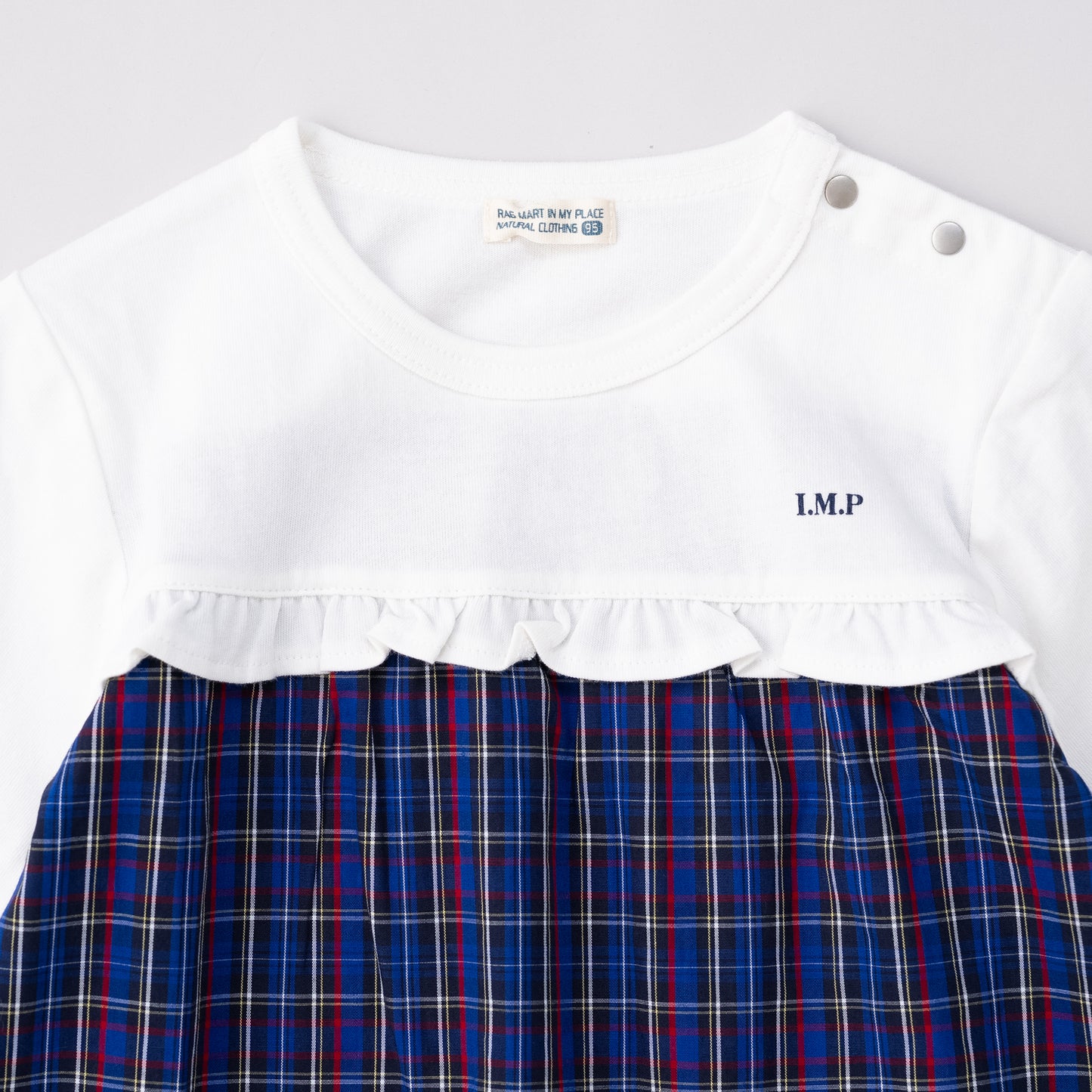 切り替えTシャツワンピース CHECK