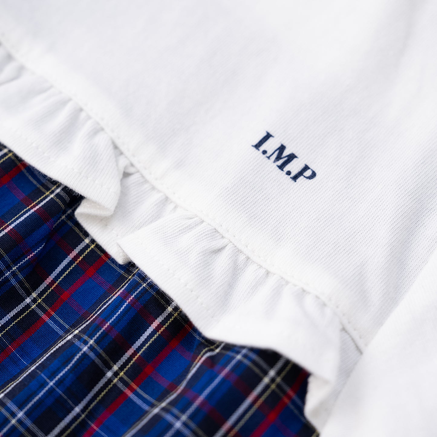 切り替えTシャツワンピース CHECK