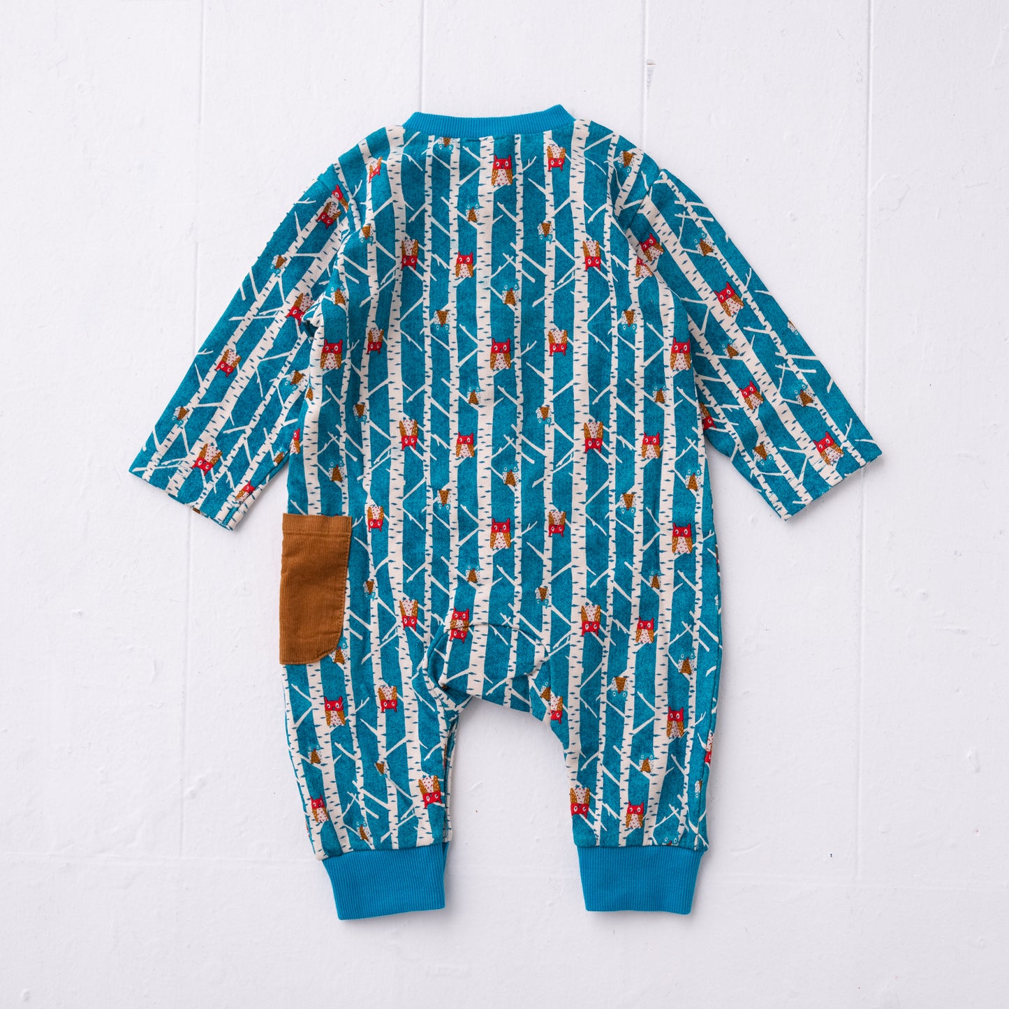 帽子&ロンパースセット BLUE