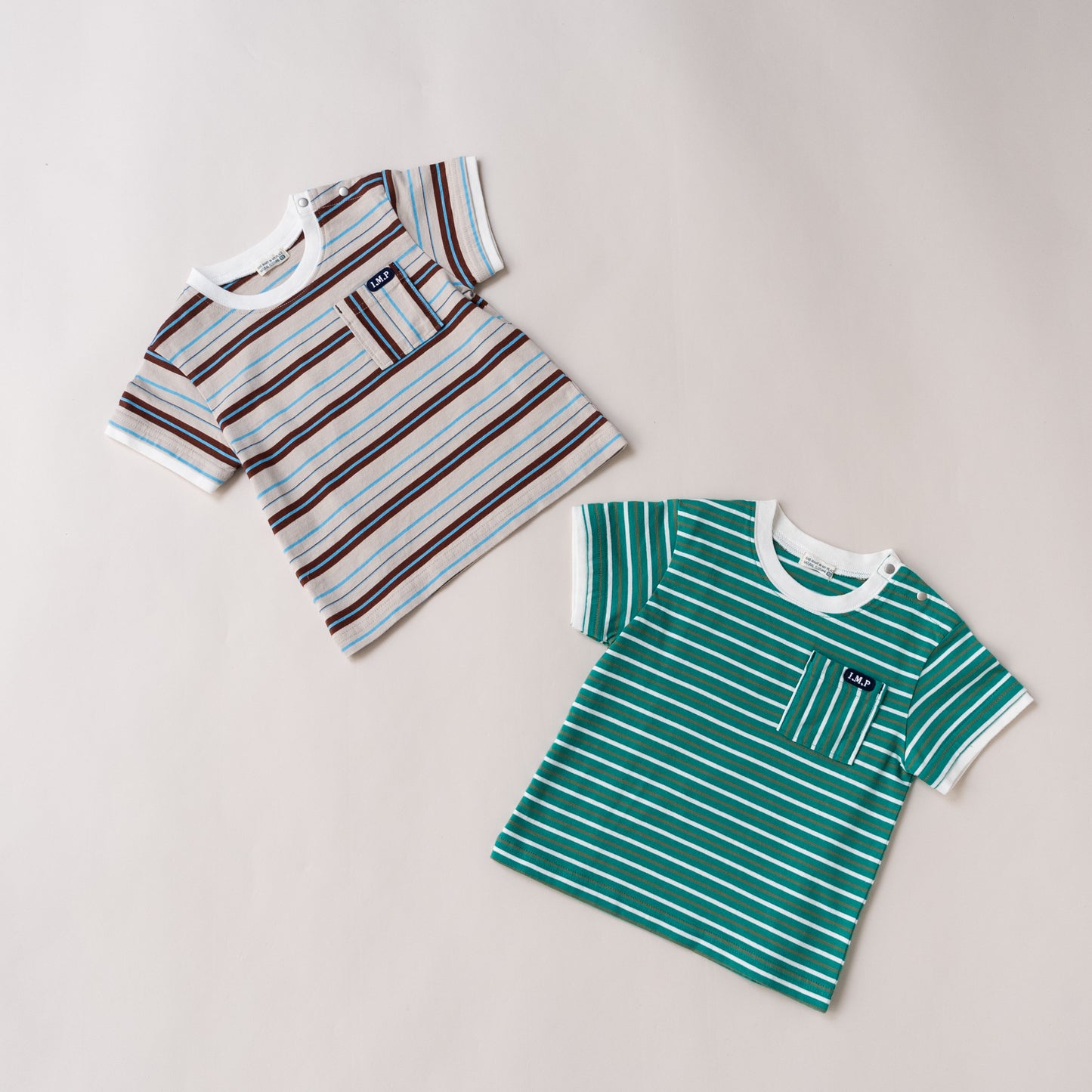 ボーダーTシャツ GREEN