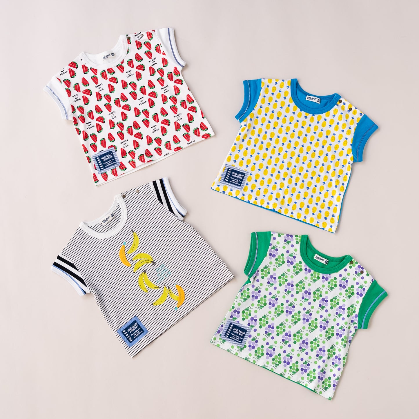 ショートスリーブTシャツ【パイン】 BLUE