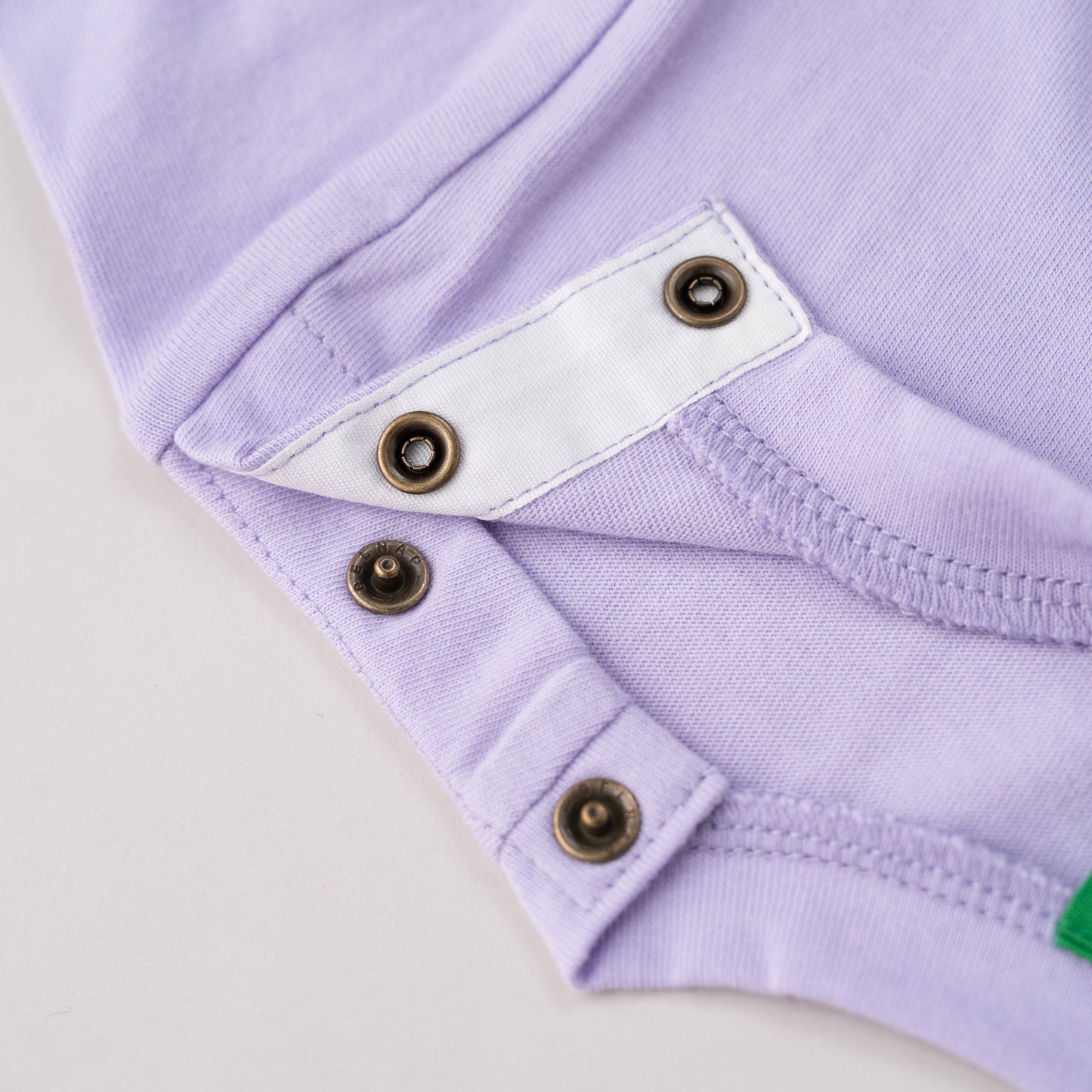 ベビープリントTシャツ【ニワトリ】 PURPLE