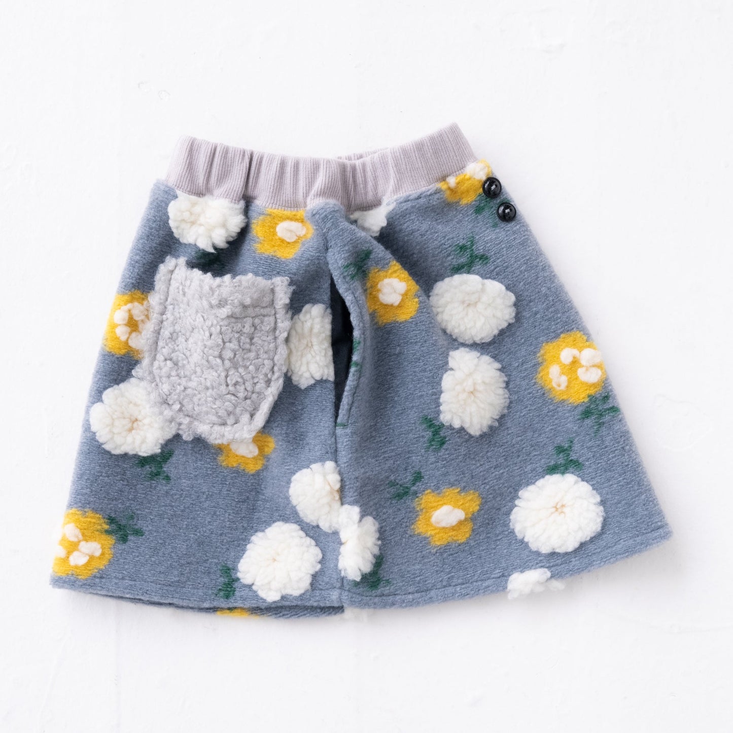 ジャカードボアフリーススカート GREY