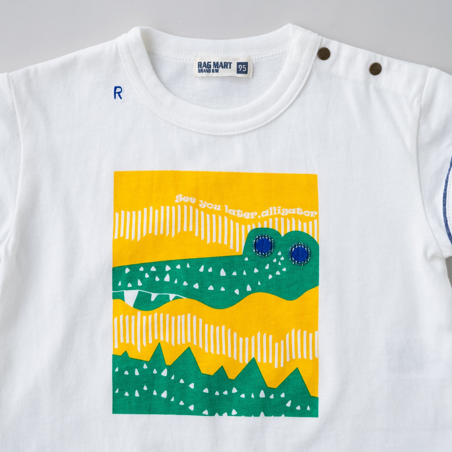 ショートスリーブプリントTシャツ【ワニ】 OFF-WHITE