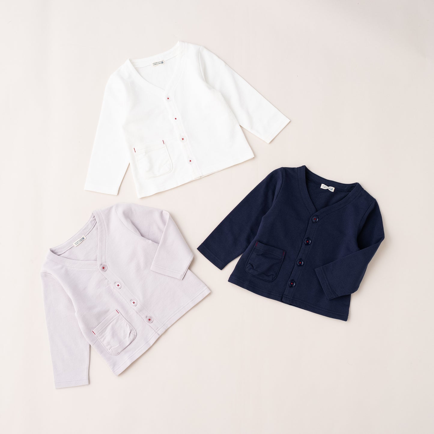 スタンダードVネックカーデ GRAY