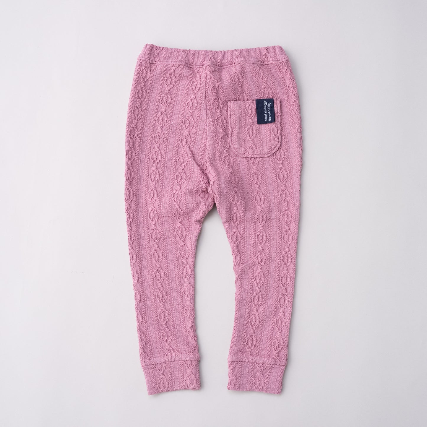 ケーブルニットレギンス PINK