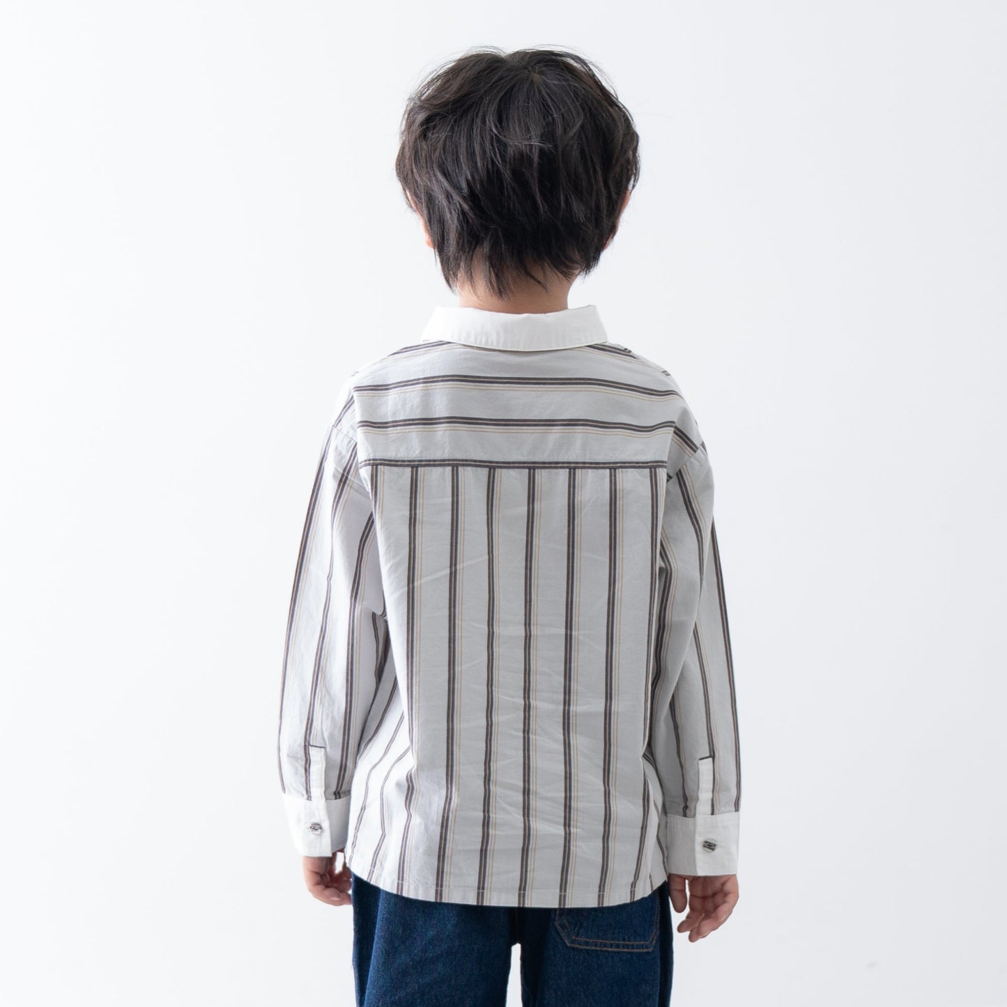 レギュラーカラーシャツ STRIPE