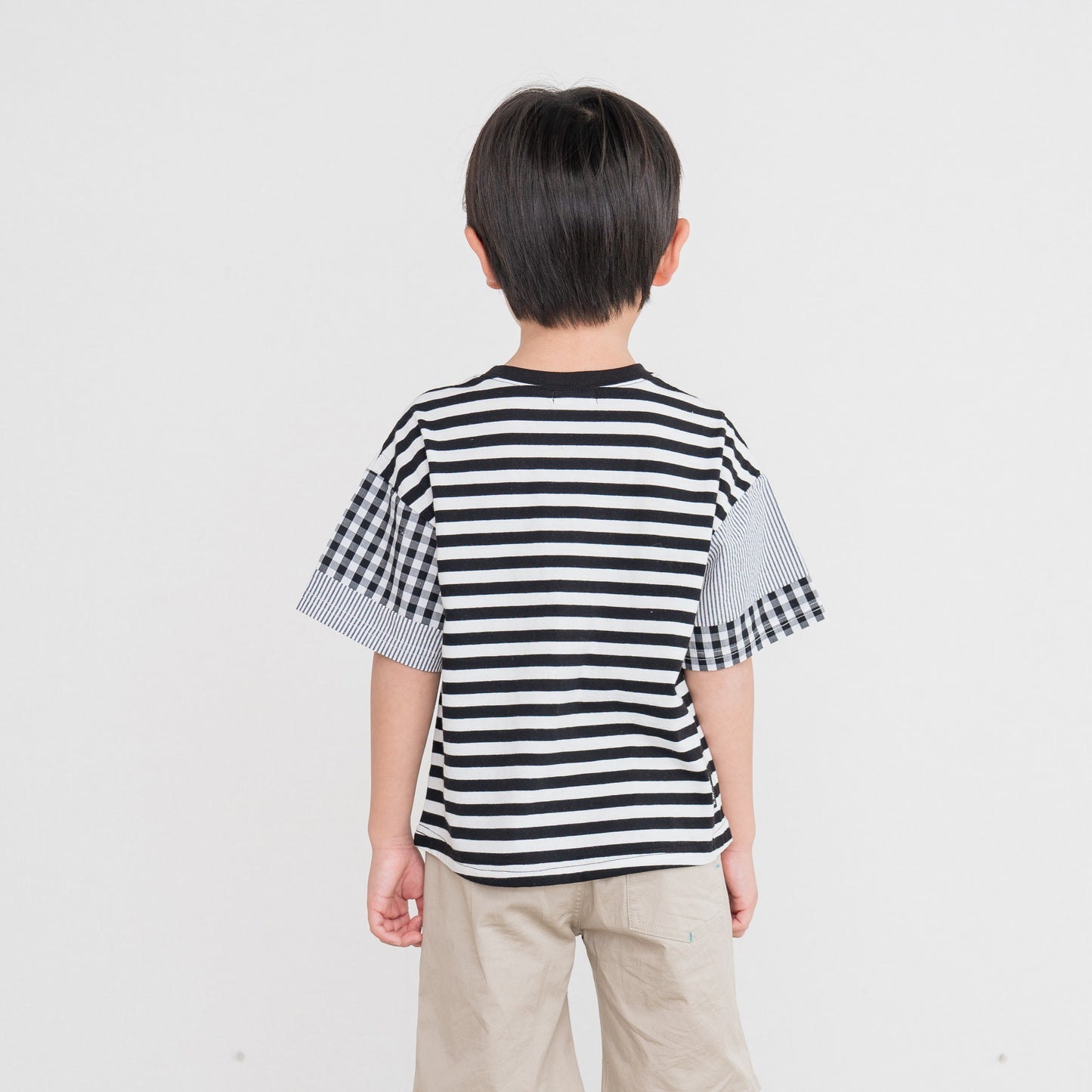 胸ポケットワイドTシャツ BORDER