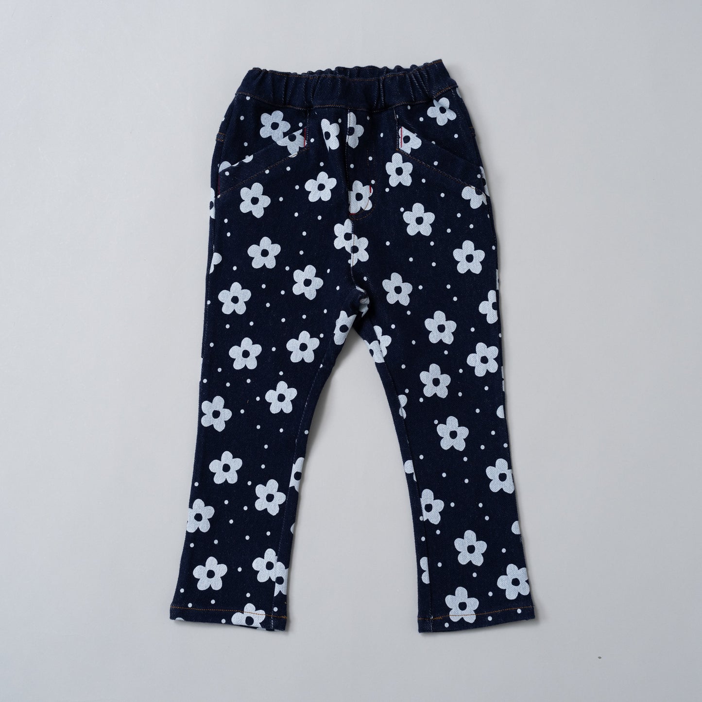 ニットデニムパンツ PRINT