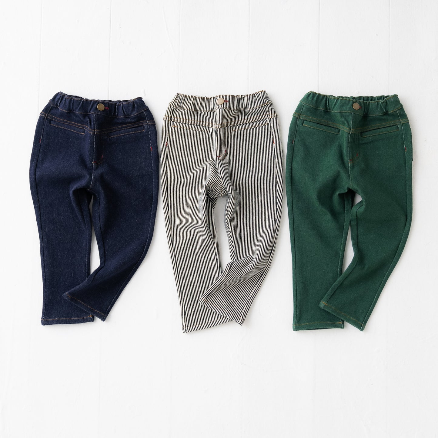 ニットデニムパンツ NAVY