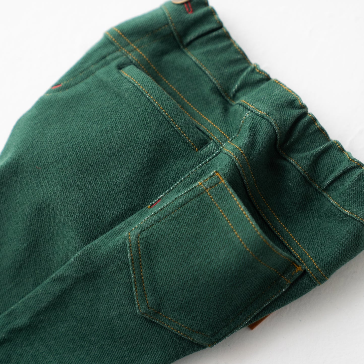 ニットデニムパンツ GREEN