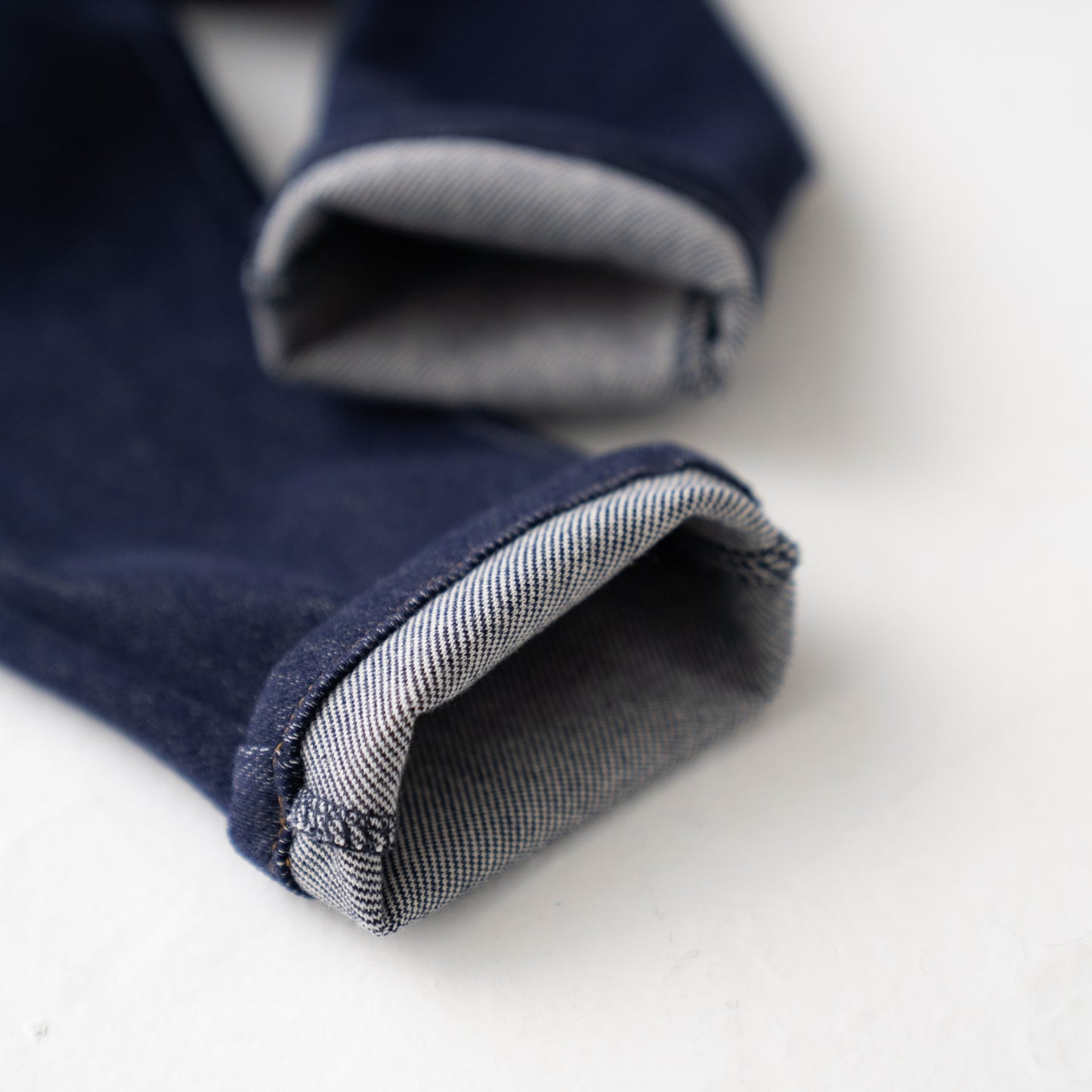 ニットデニムパンツ NAVY