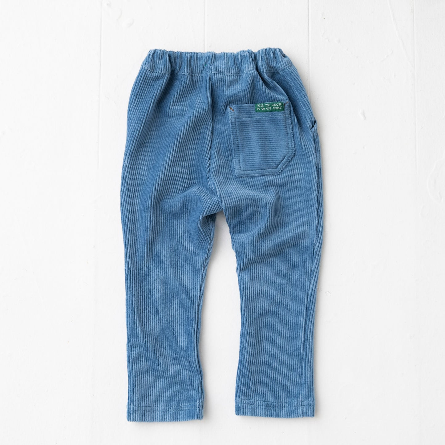ニットコールパンツ BLUE