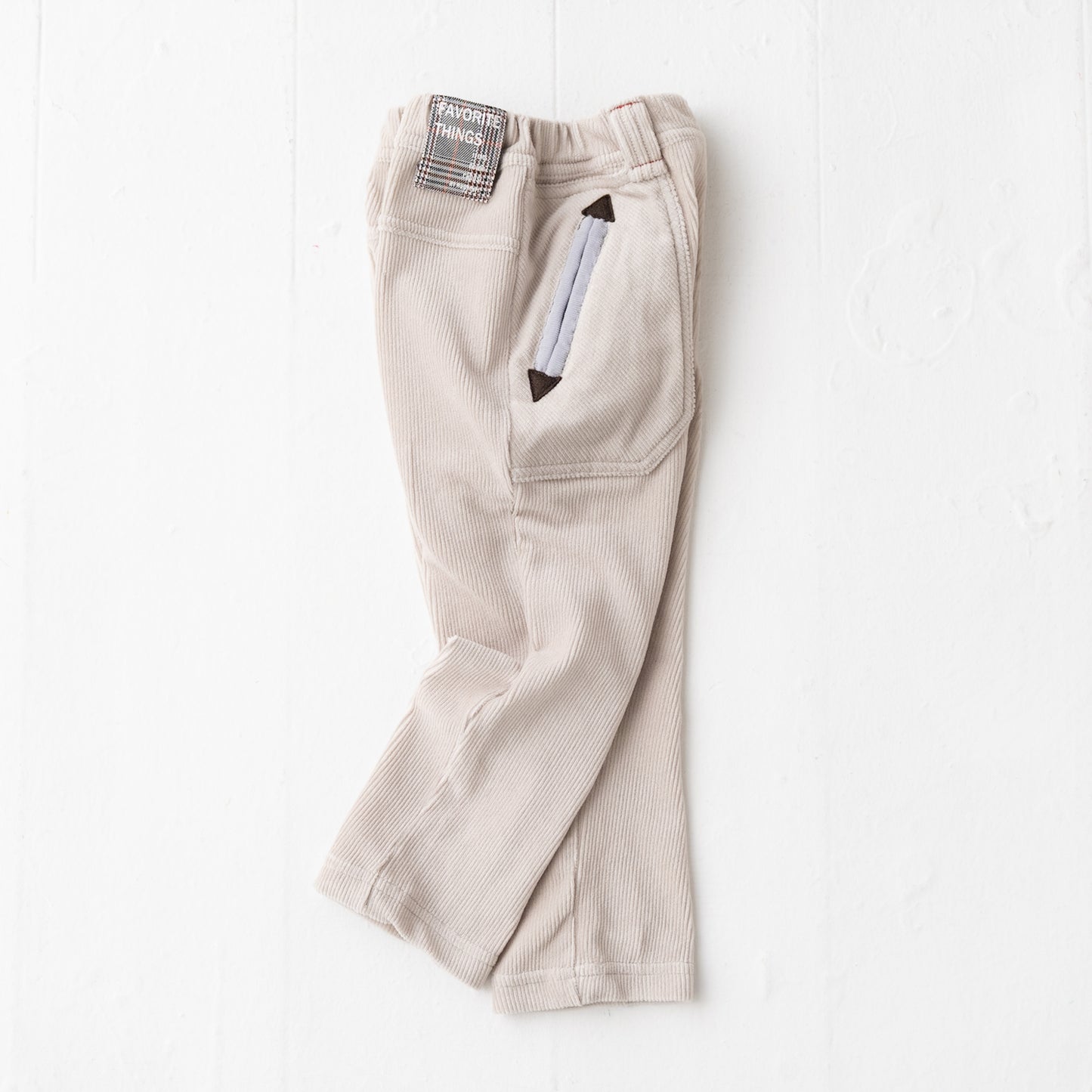 ニットコールパンツ GREY