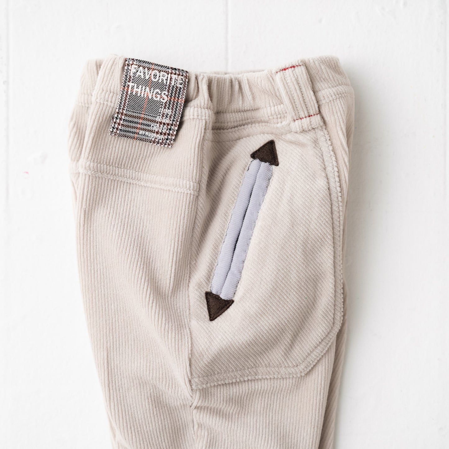 ニットコールパンツ GREY