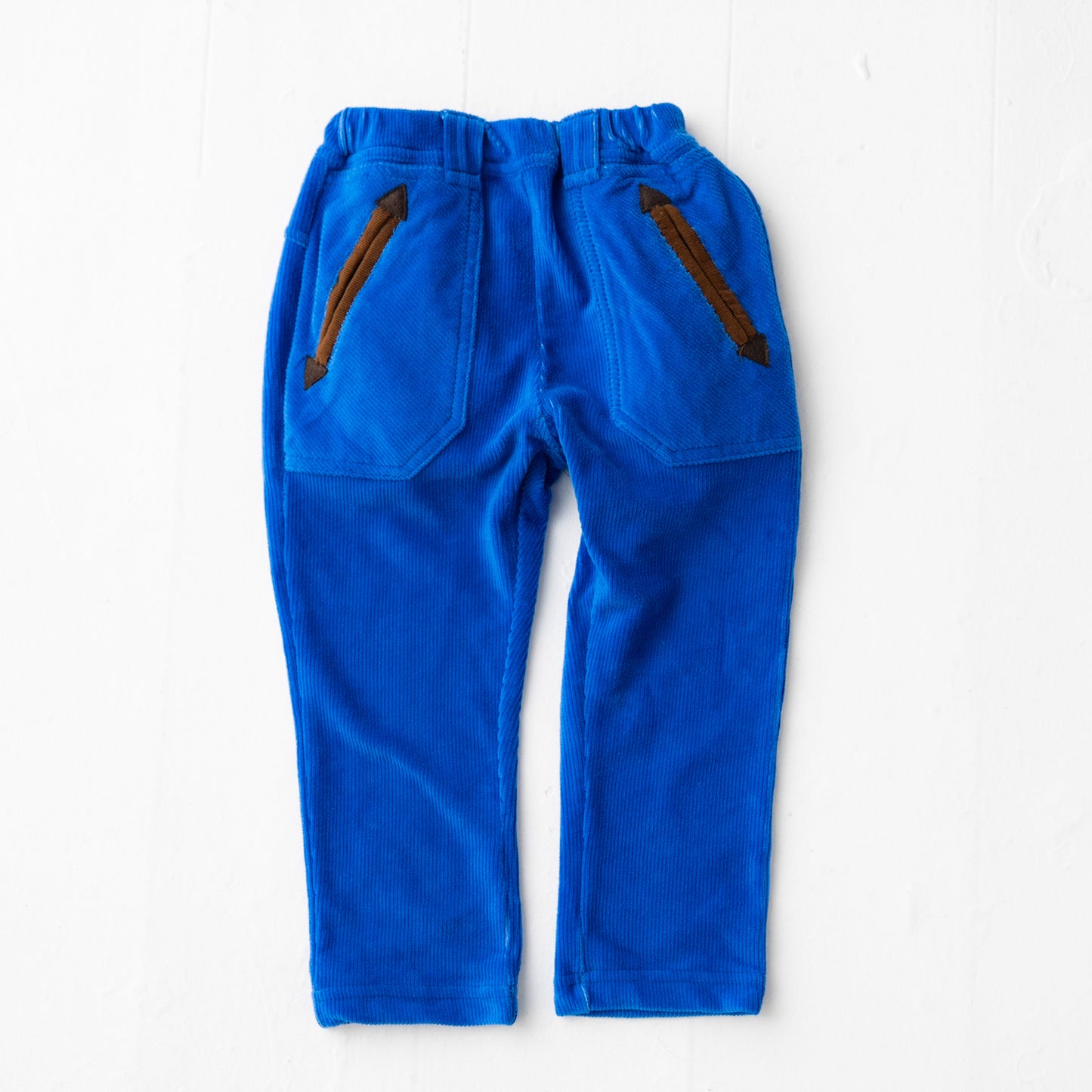 ニットコールパンツ BLUE