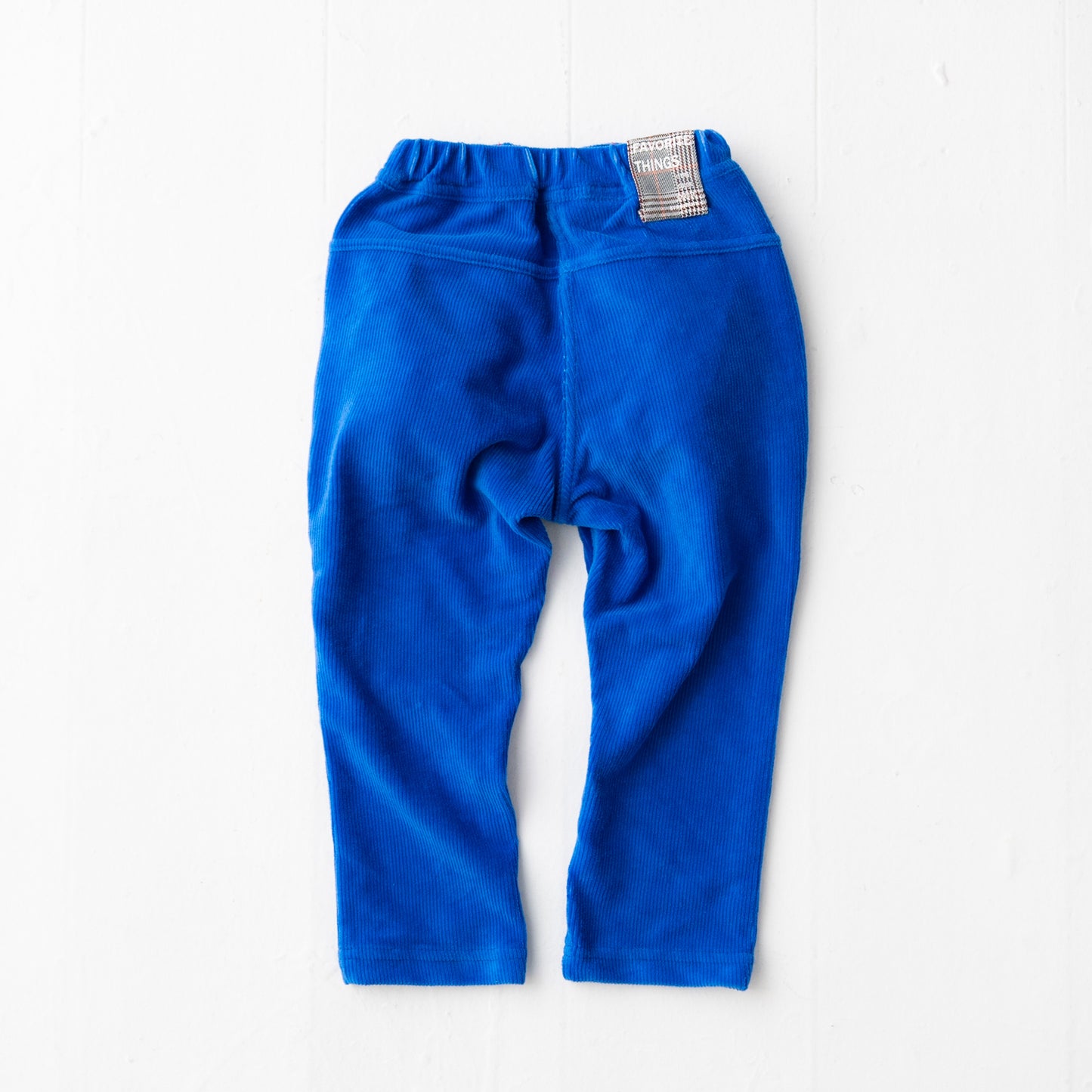 ニットコールパンツ BLUE