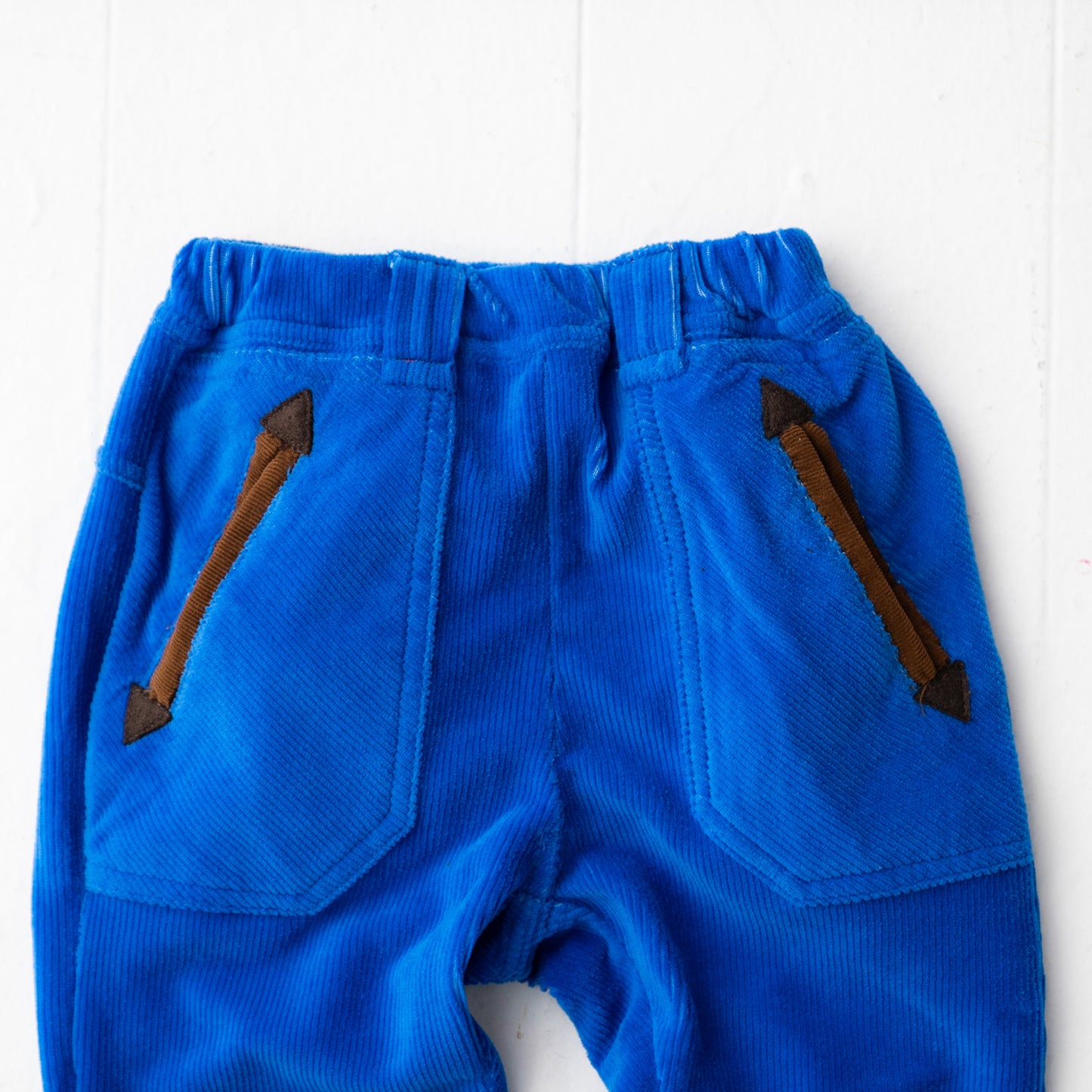 ニットコールパンツ BLUE