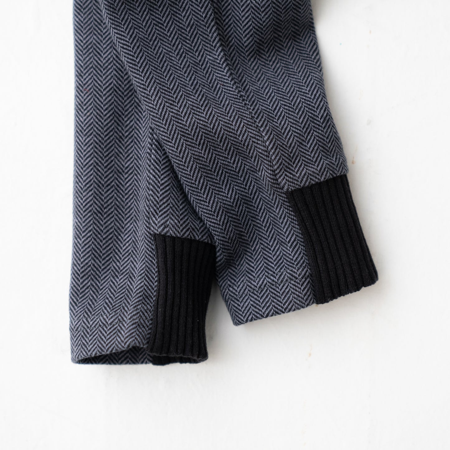 ニットへリンボーンパンツ GRAY
