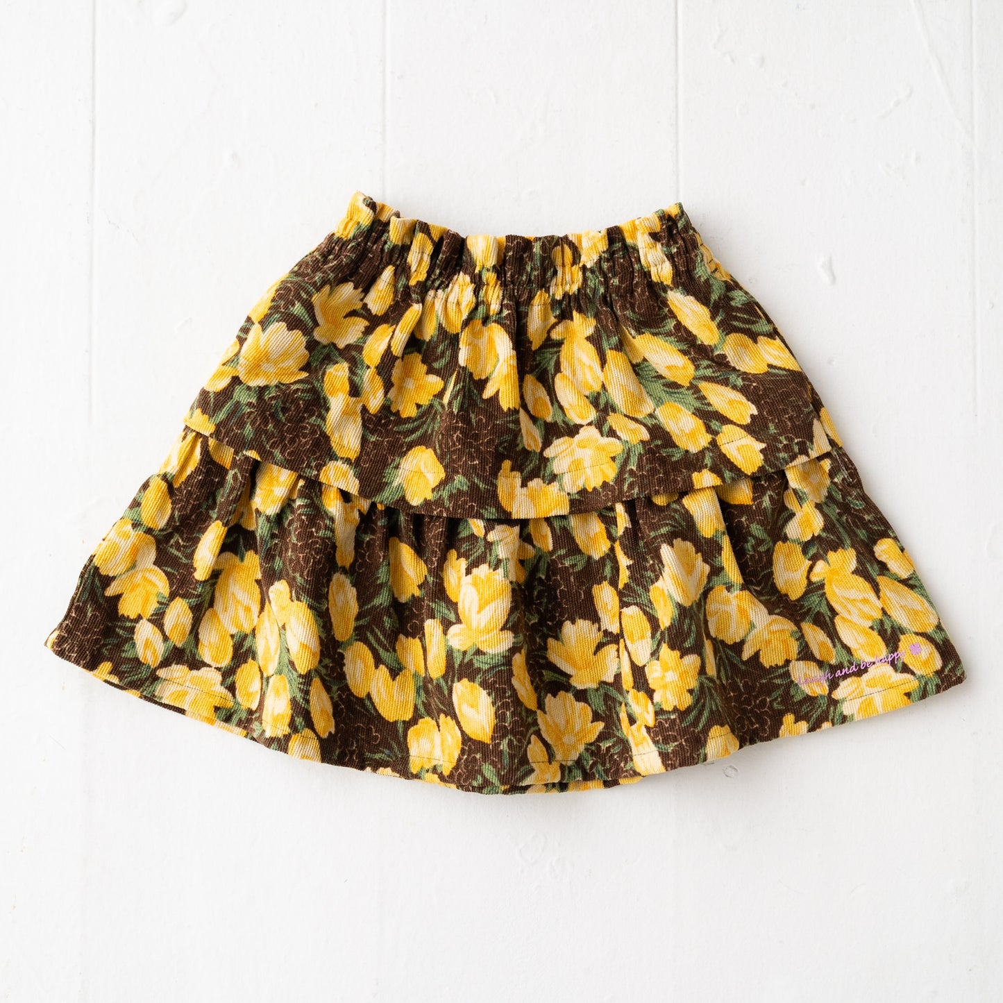 シャツコールギャザースカート YELLOW