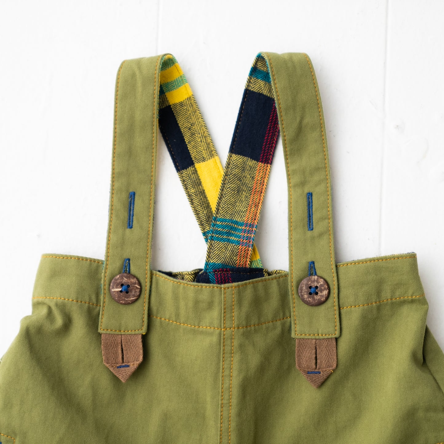サロペットパンツ KHAKI