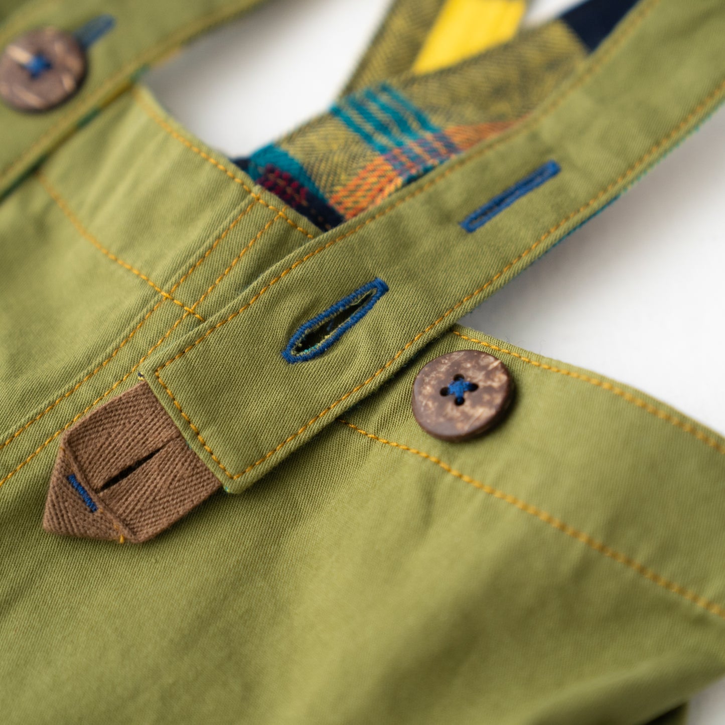 サロペットパンツ KHAKI