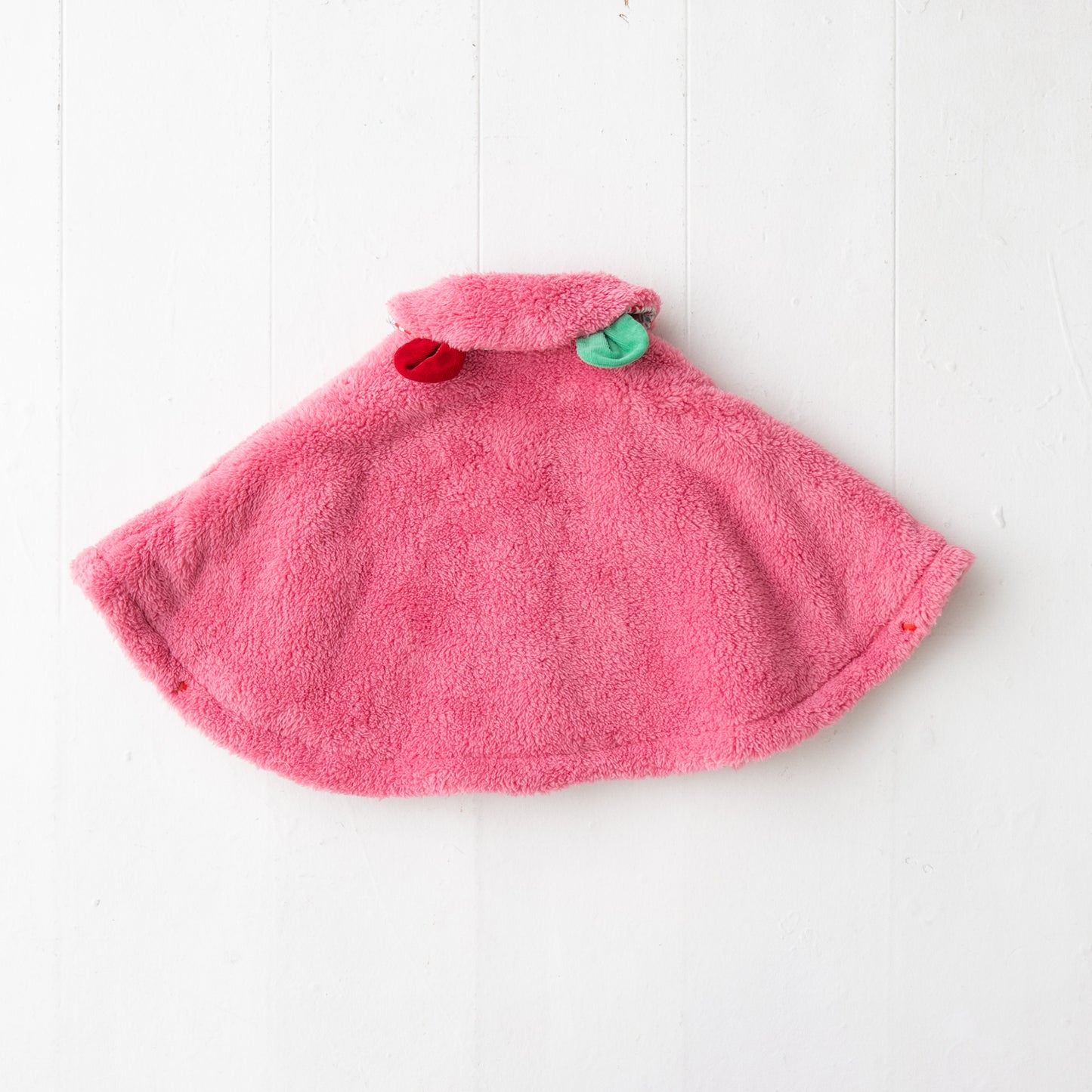 ファーリバーシブルマント PINK