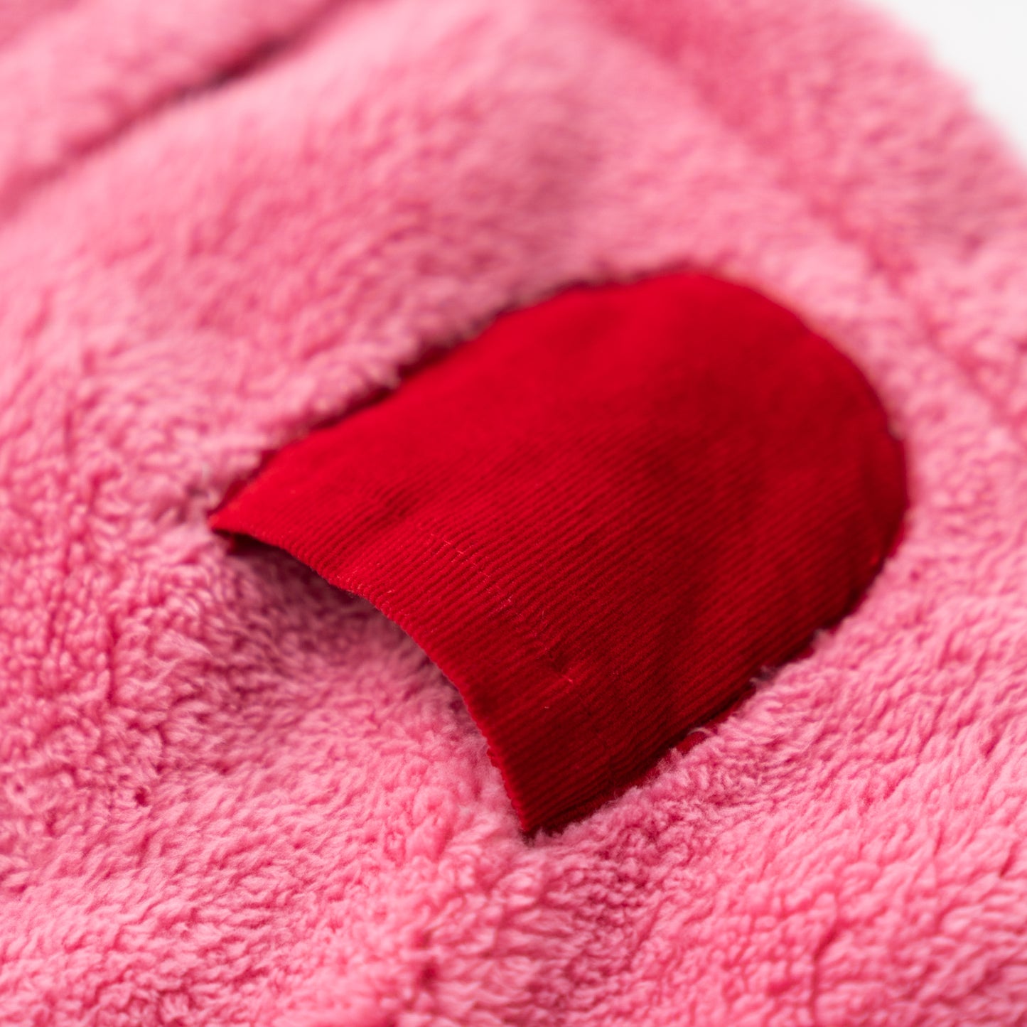 ファーリバーシブルマント PINK