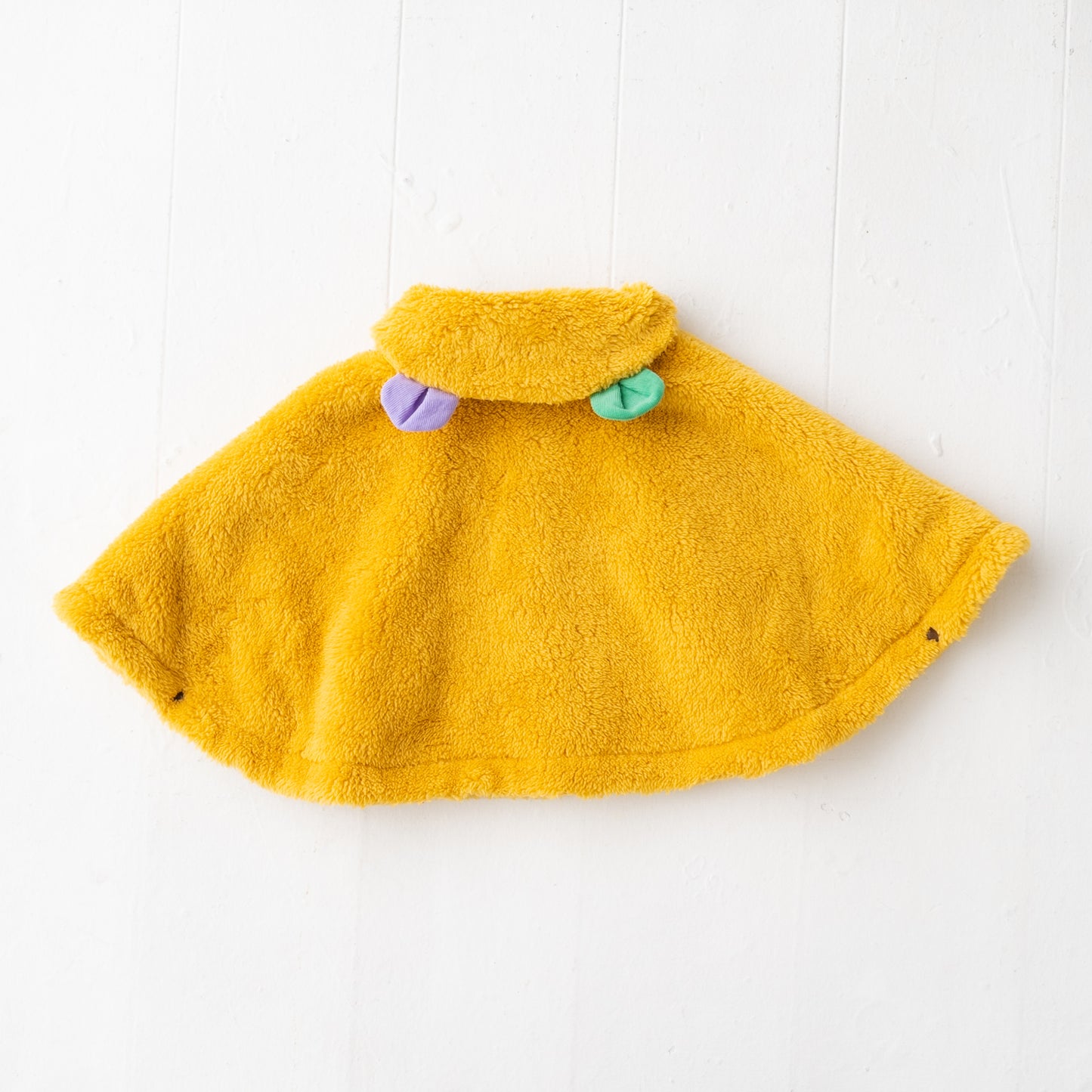 ファーリバーシブルマント YELLOW