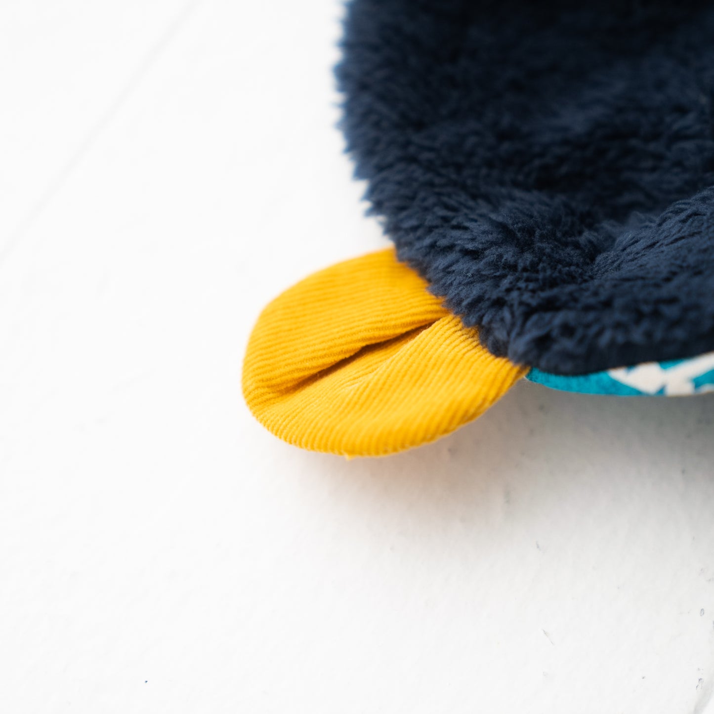 ファーリバーシブルマント NAVY