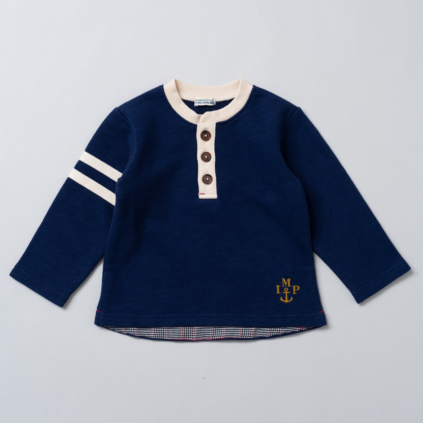 ヘンリーネックトレーナー NAVY