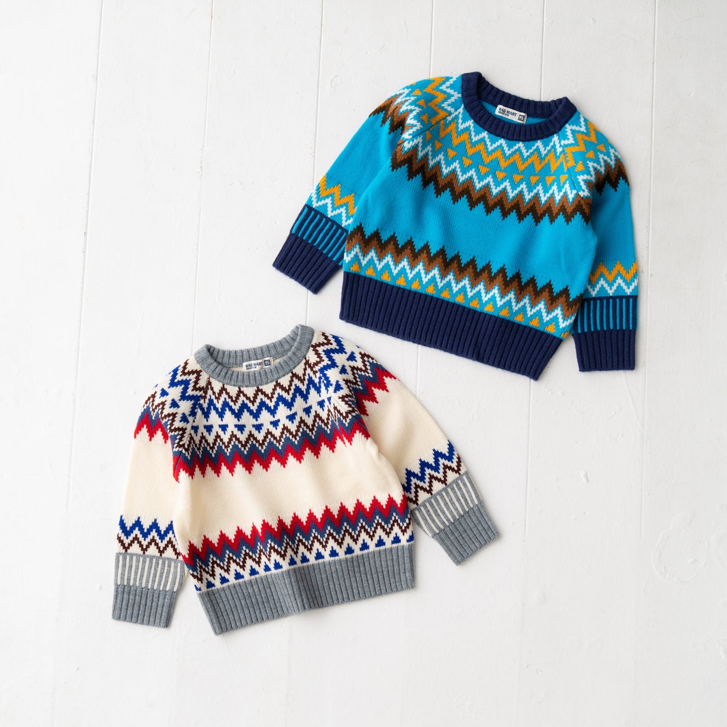 ノルディックニット OFF-WHITE