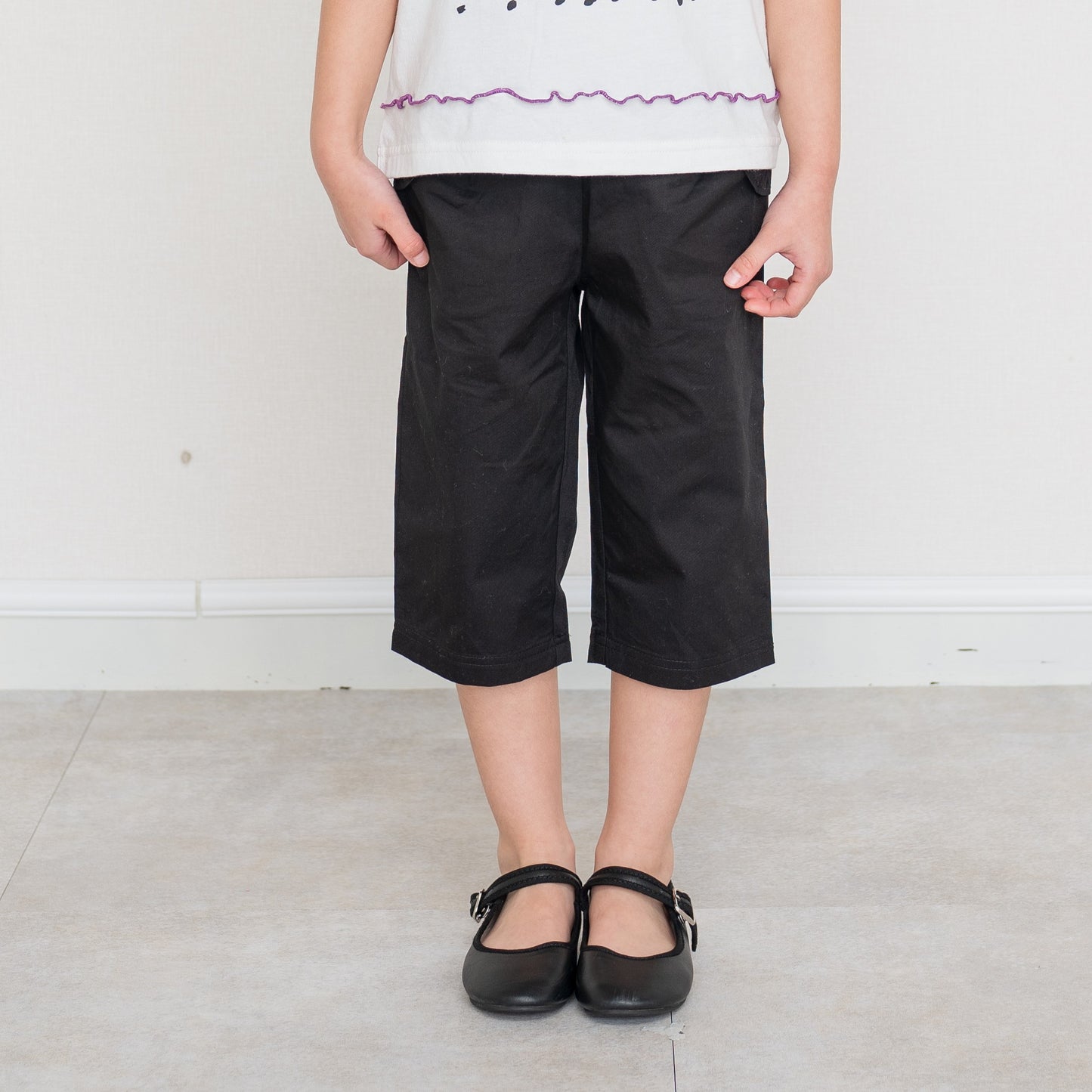 サブリナパンツ BLACK