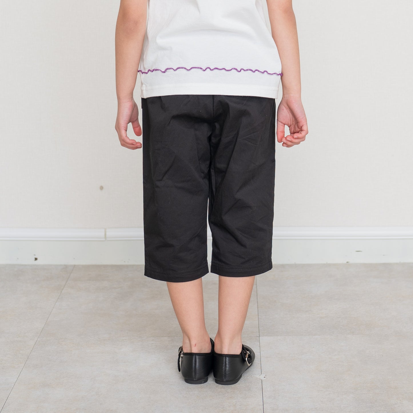 サブリナパンツ BLACK