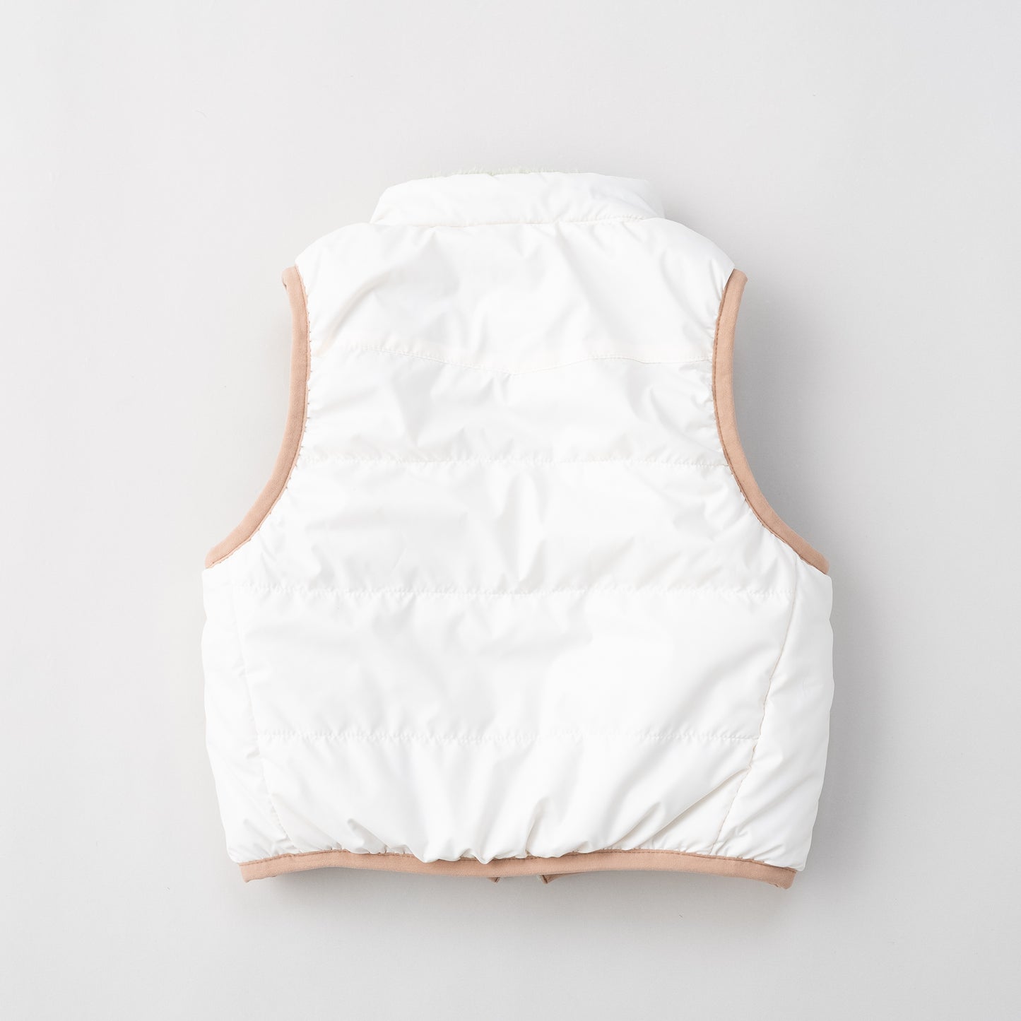 リバーシブルナイロンベスト IVORY