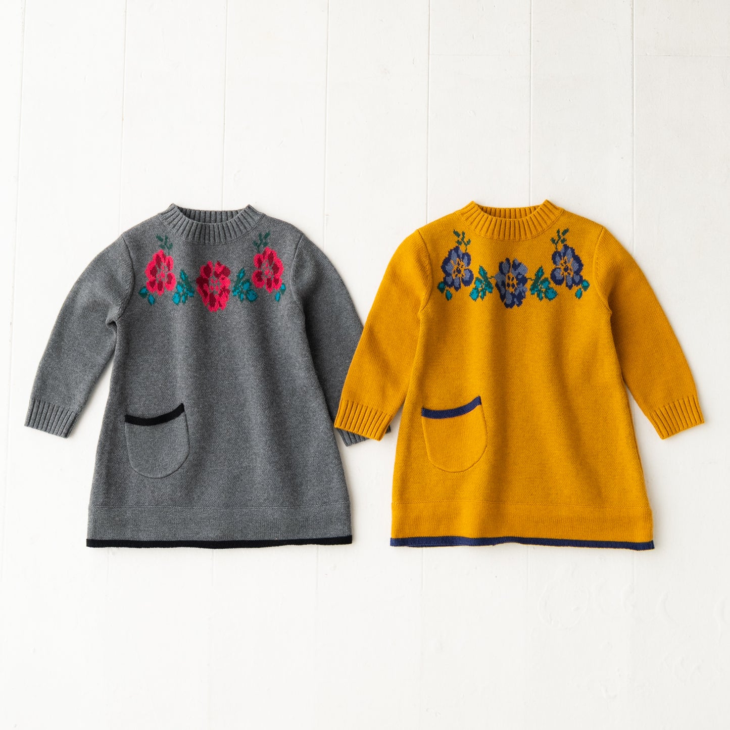 ニットワンピース GREY