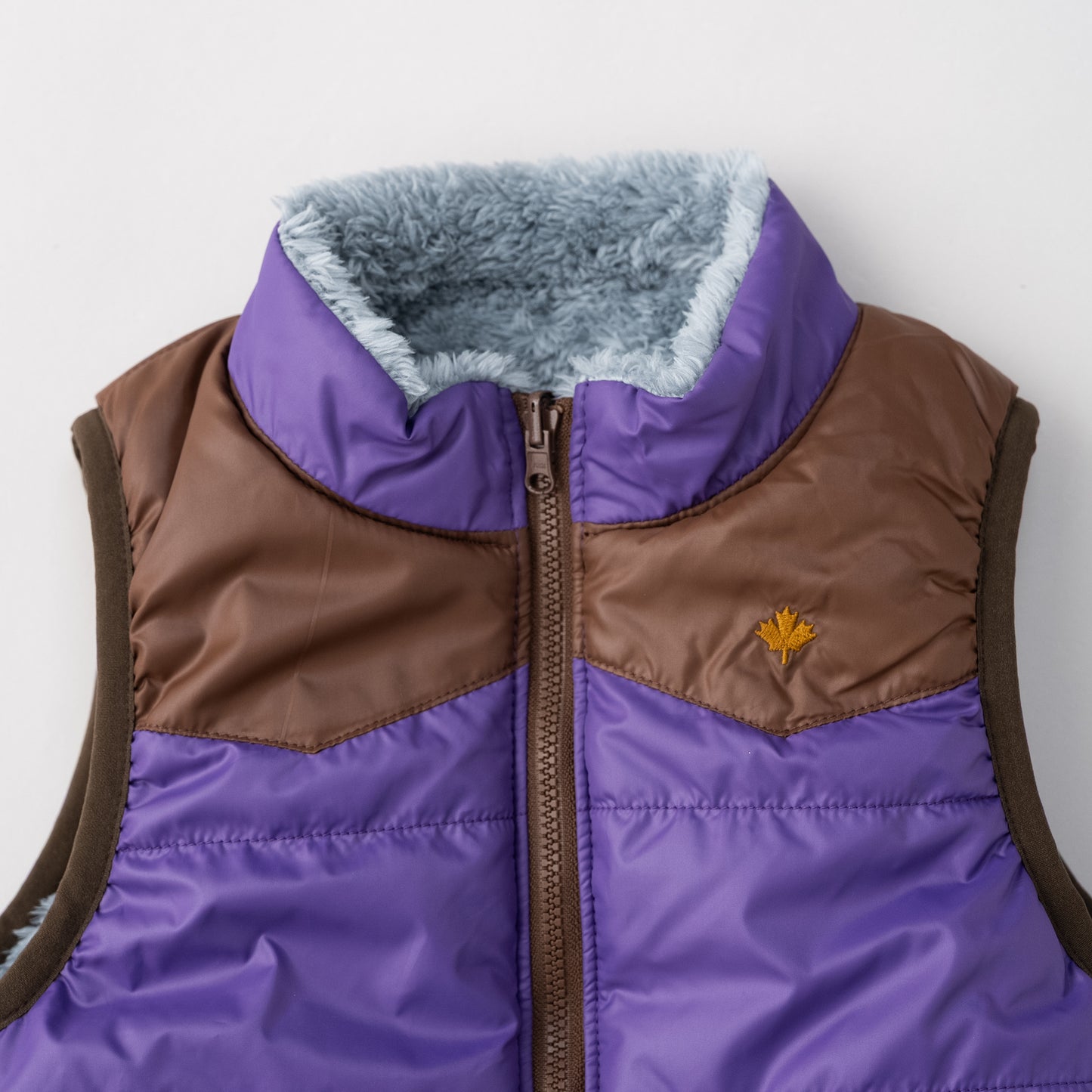 リバーシブルナイロンベスト PURPLE