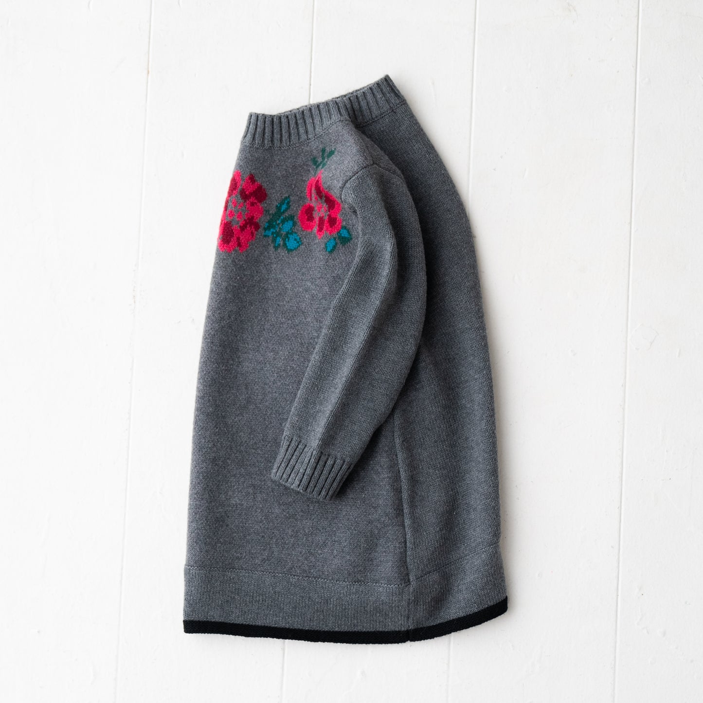 ニットワンピース GREY