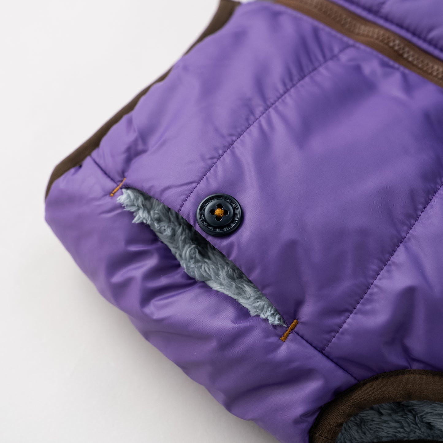 リバーシブルナイロンベスト PURPLE