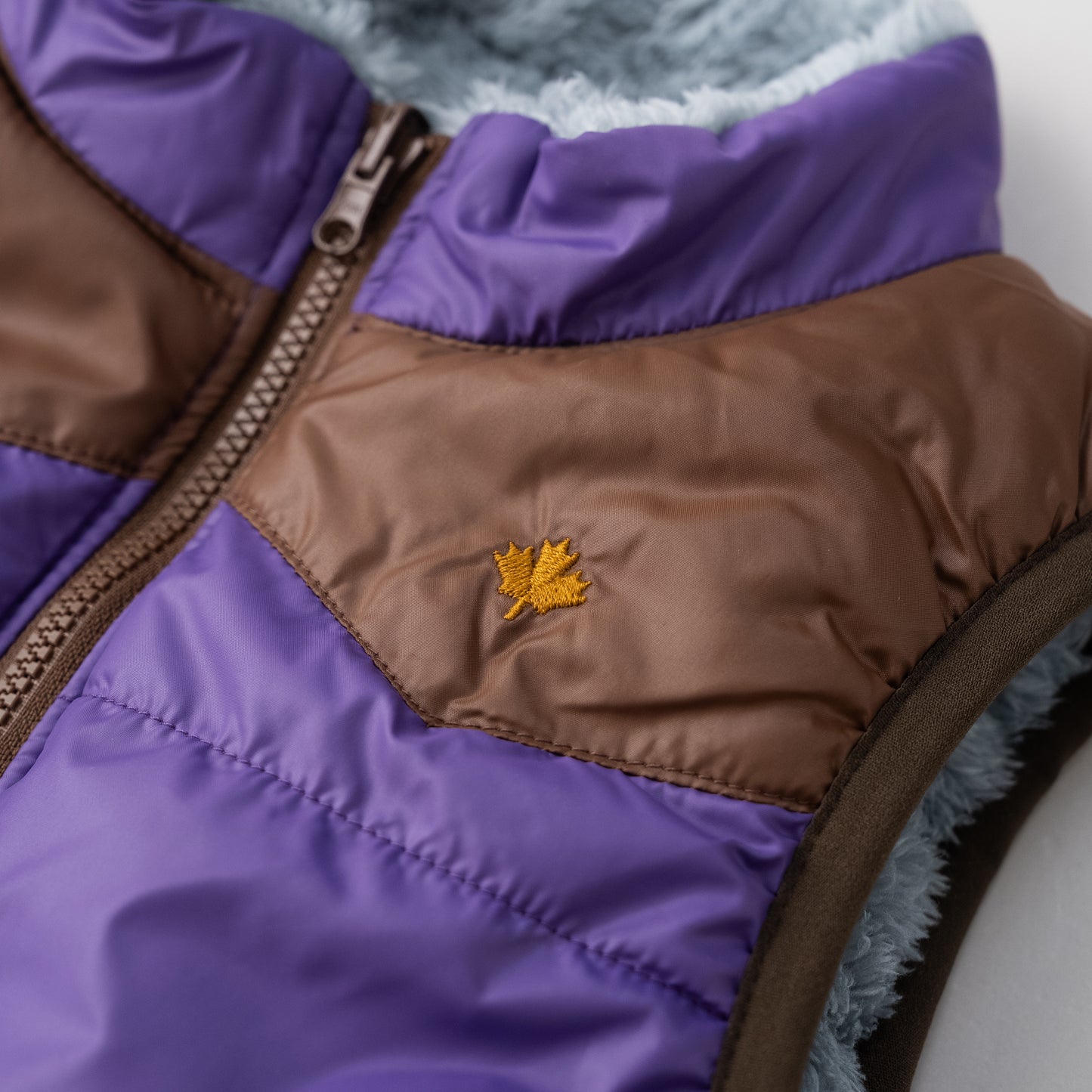 リバーシブルナイロンベスト PURPLE