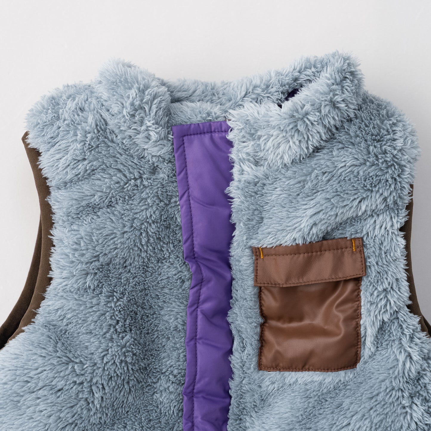 リバーシブルナイロンベスト PURPLE