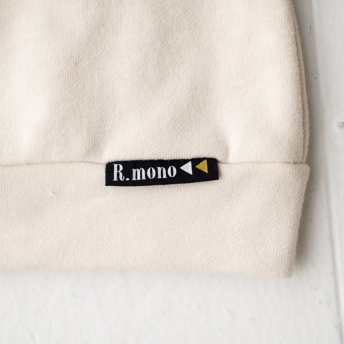 裏毛切り替えトレーナー OFF-WHITE