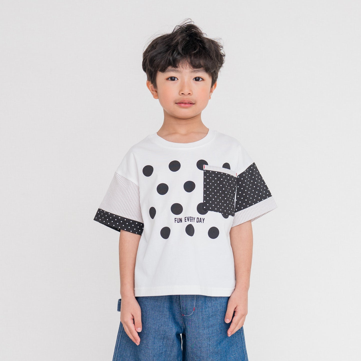 胸ポケットワイドTシャツ OFF-WHITE