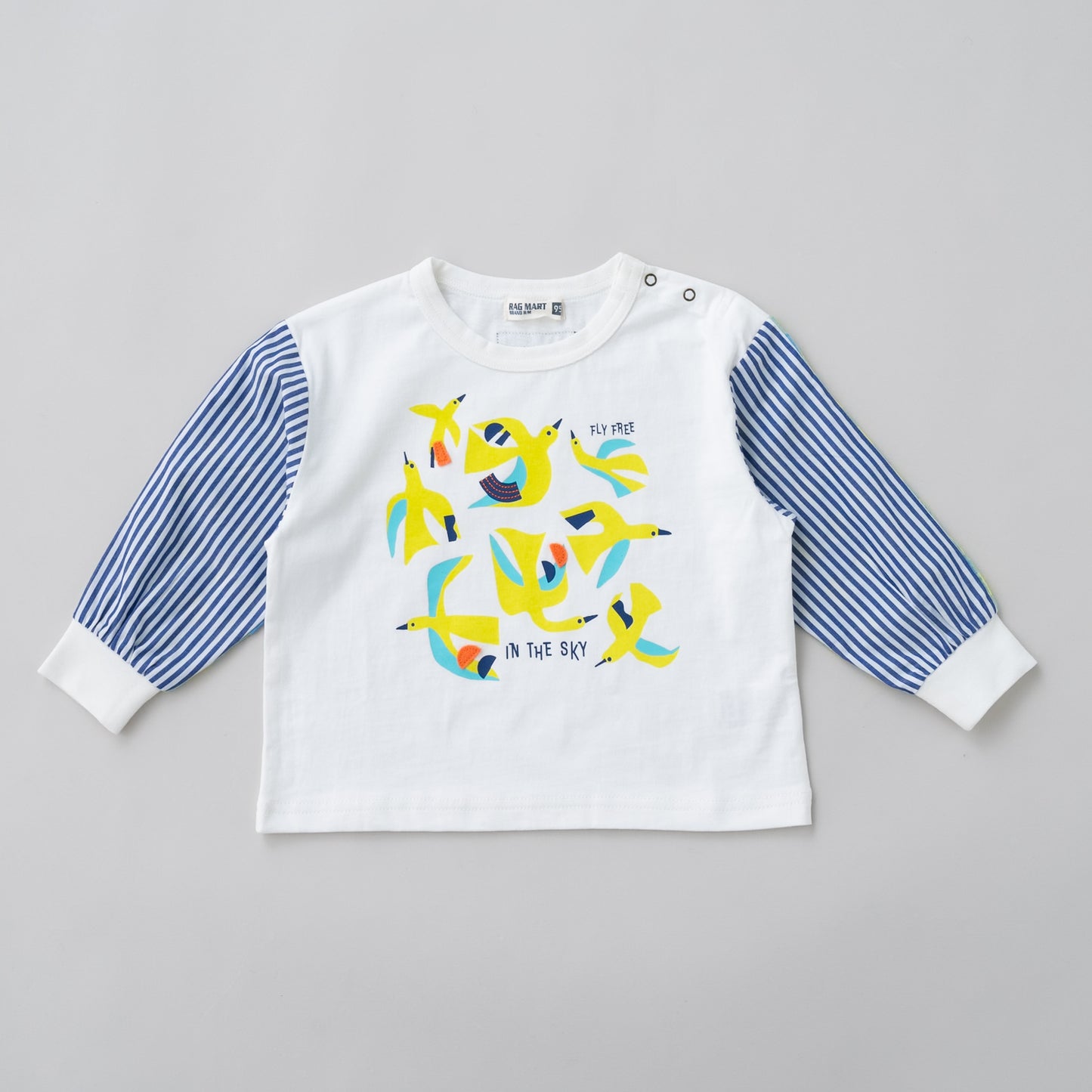 切り替えスリーブTシャツ OFF-WHITE