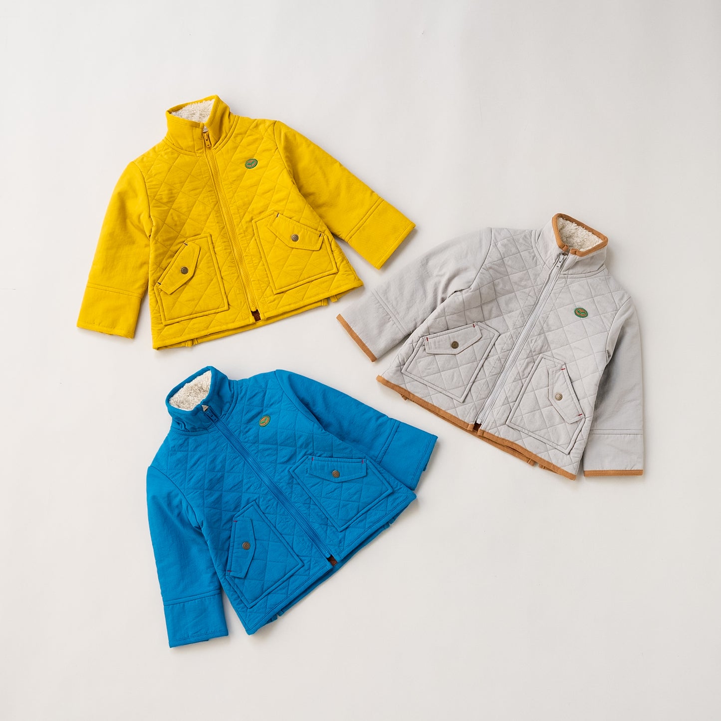 キルティングナイロンジャンバー YELLOW