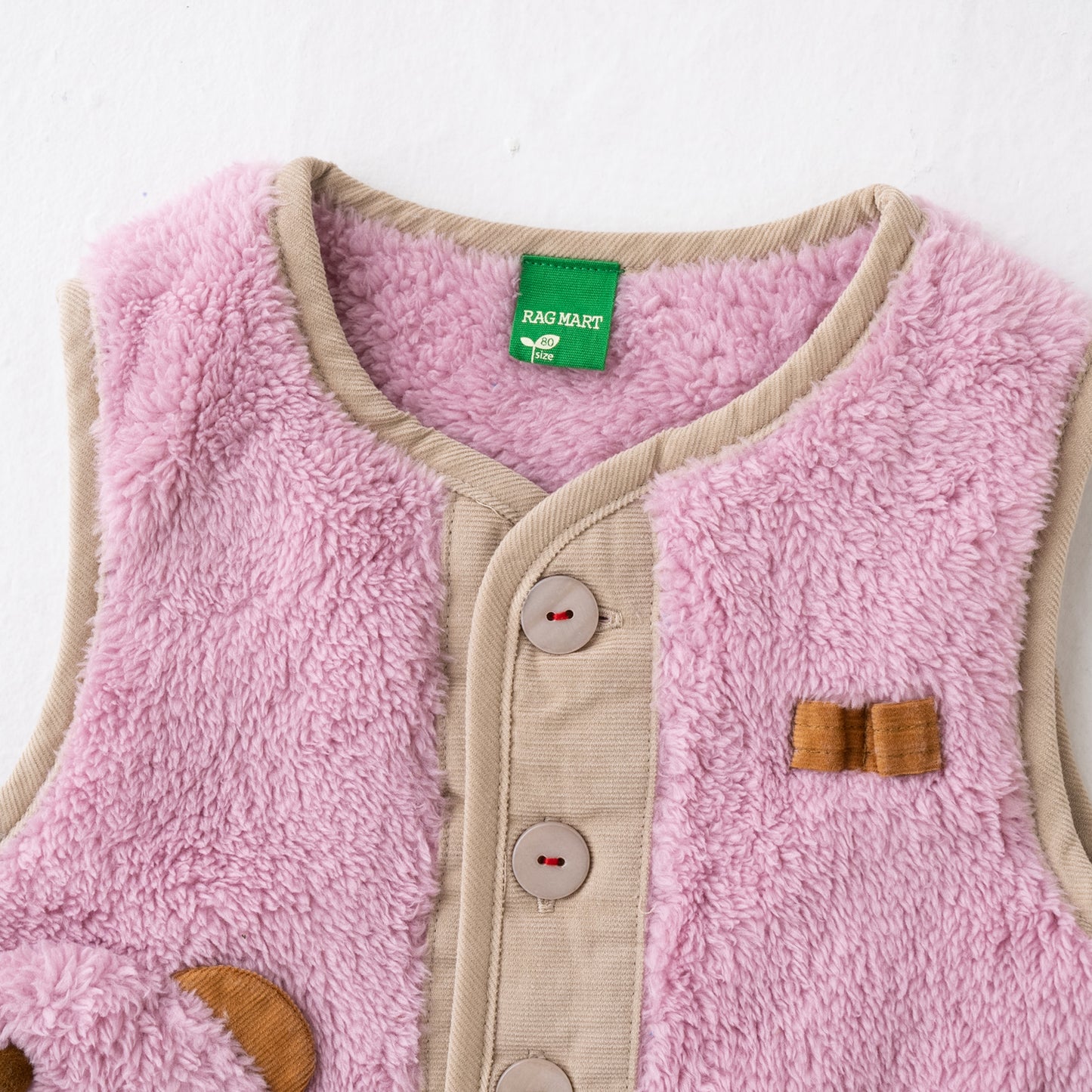 ファーベビーベスト PINK