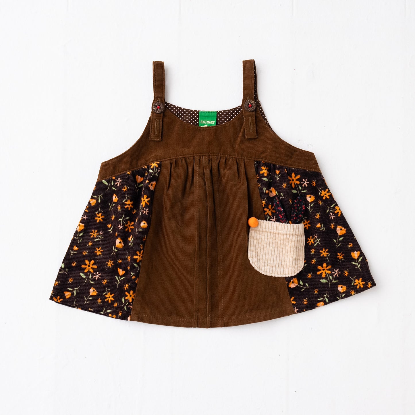 チュニックベスト&パンツセット BROWN