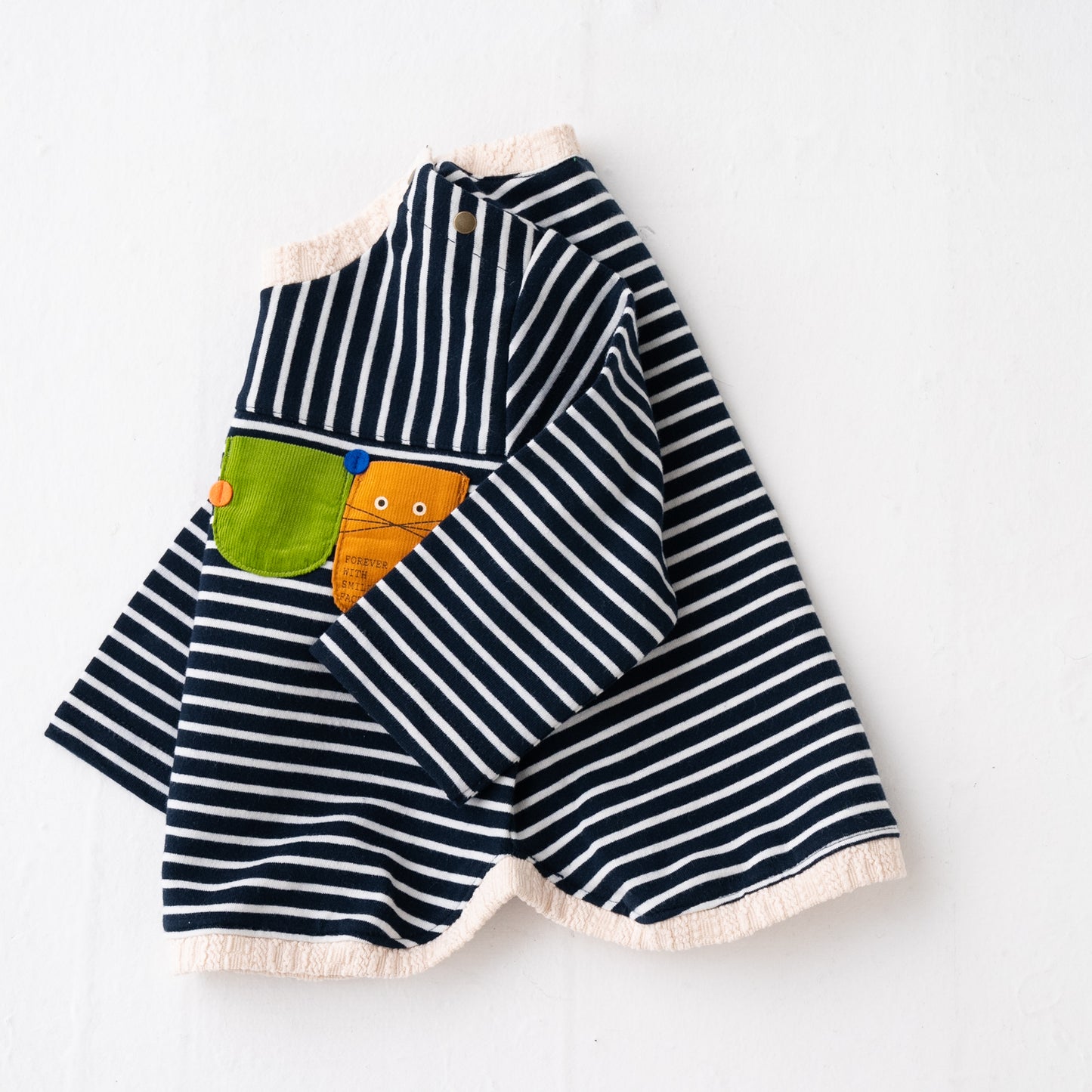 ボーダーTシャツ&パンツセット NAVY