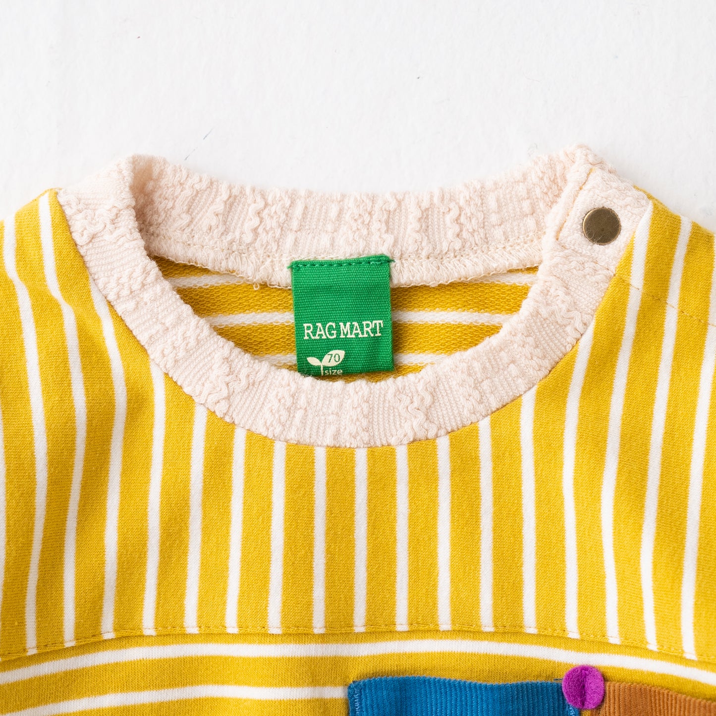 ボーダーTシャツ&パンツセット YELLOW