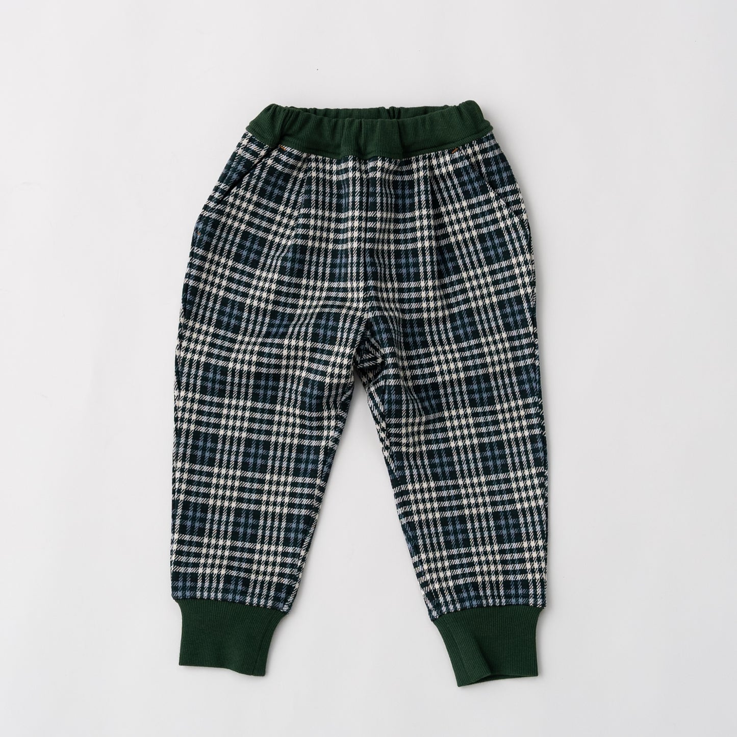 ジャガードニットリブパンツ GREEN